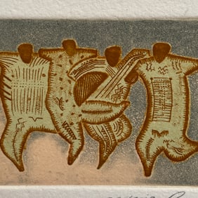 Mario Romero Etching on Paper