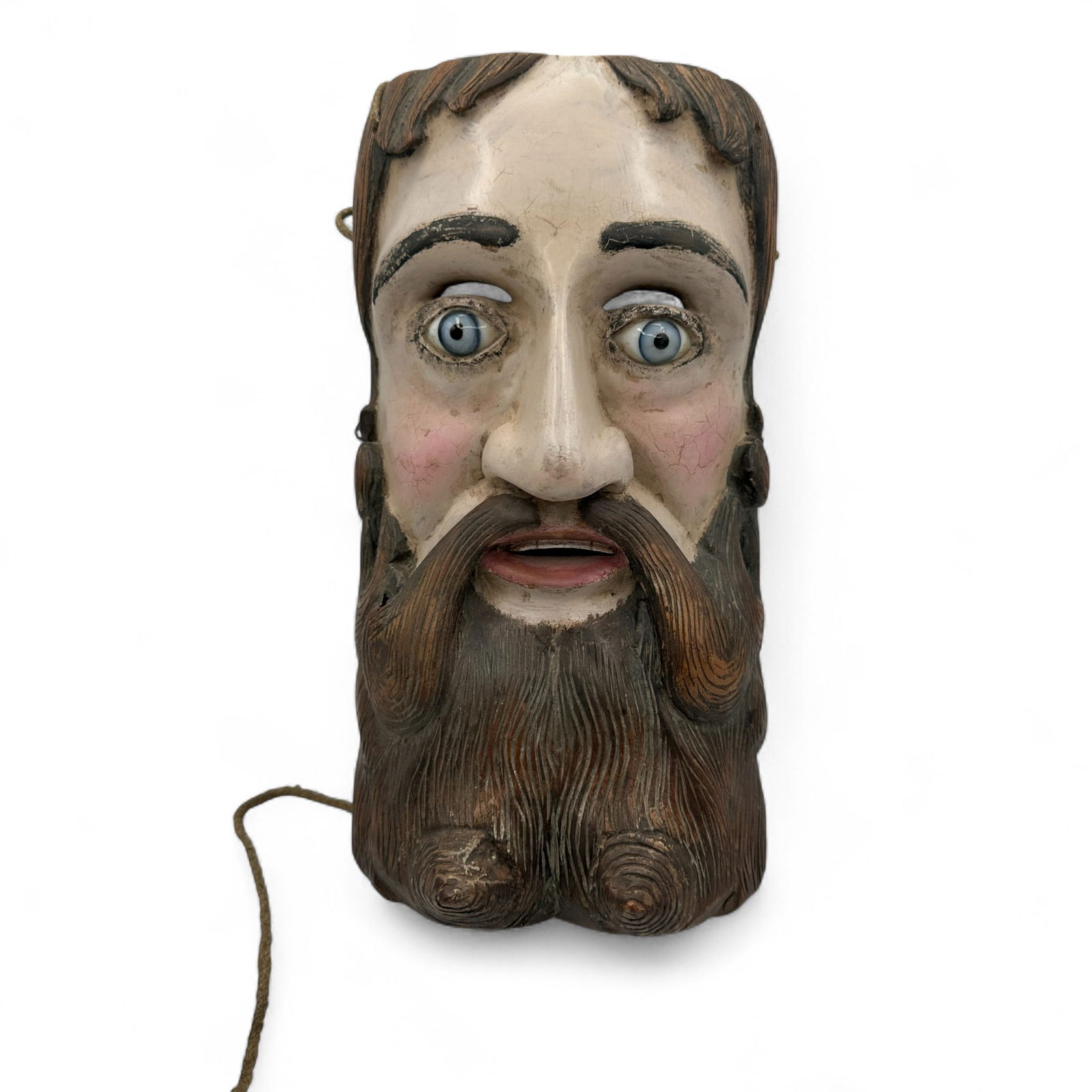 Antique Mexican Dance Mask with Glass Eyes (1 of 9)