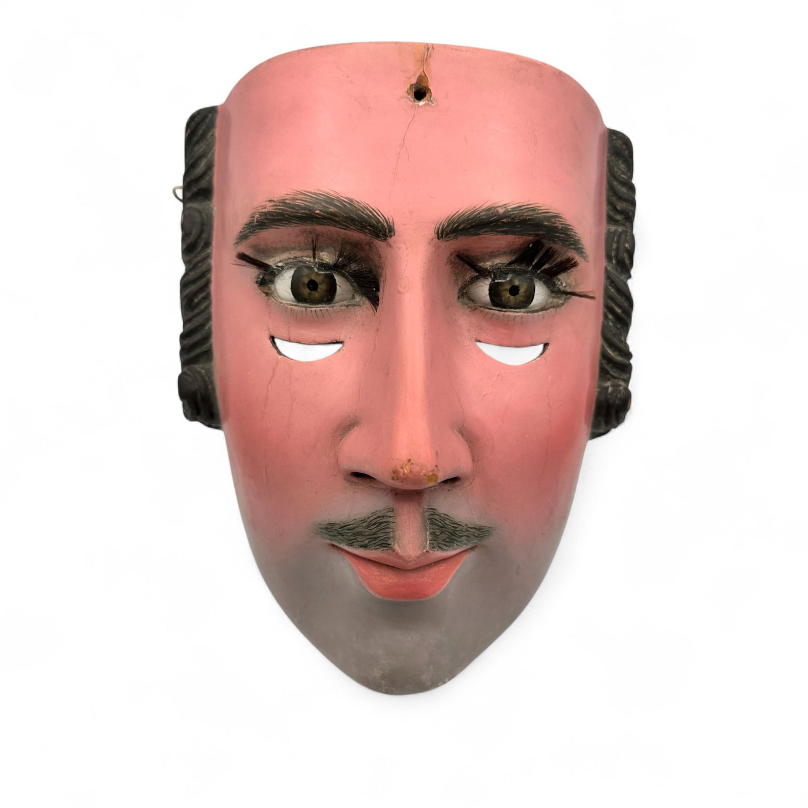 Vintage Mexican Dance Mask Carved Wooden mask (1 of 6)