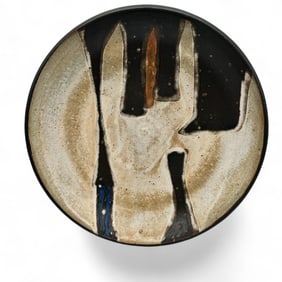 Don Johns Mid Century Art Pottery Platter