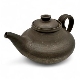 Nils Kahler 1950's Chamotte Clay Unglazed Tea Pot