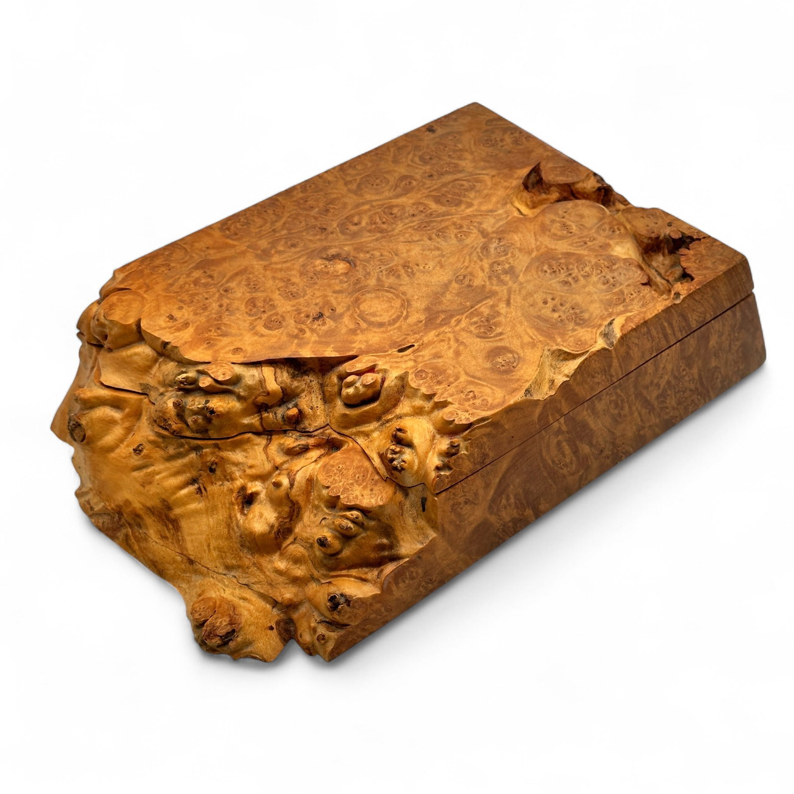 Michael Elkan Burled Wood Free Edge Treasure Box (1 of 12)