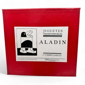 Joaquín Torres-García “Juguetes Transformables Aladín” Wooden Toy Set