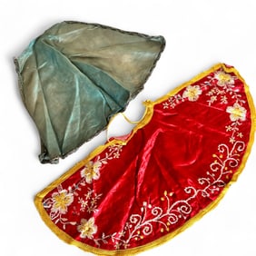 Antique Capes Made for Mexican Santos Figurines