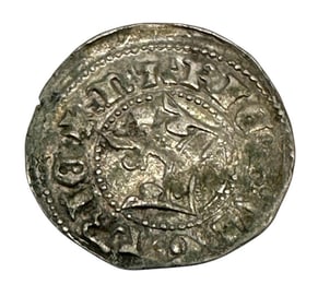 Hungarian Denar Queen Maria 1382-1395