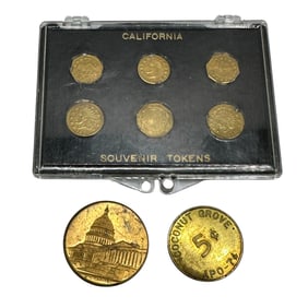 Collection of Vintage Tokens
