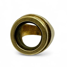 Iconic William Fredericks 18K Gold Ring
