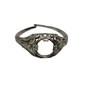 Antique Platinum Ring for Scrap or Repair