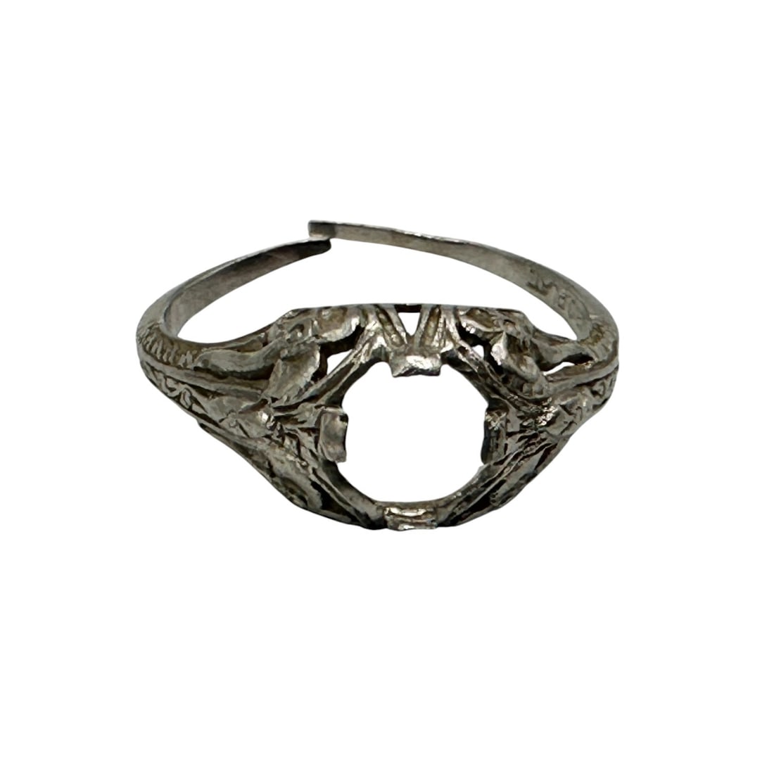 Antique Platinum Ring for Scrap or Repair (1 of 6)