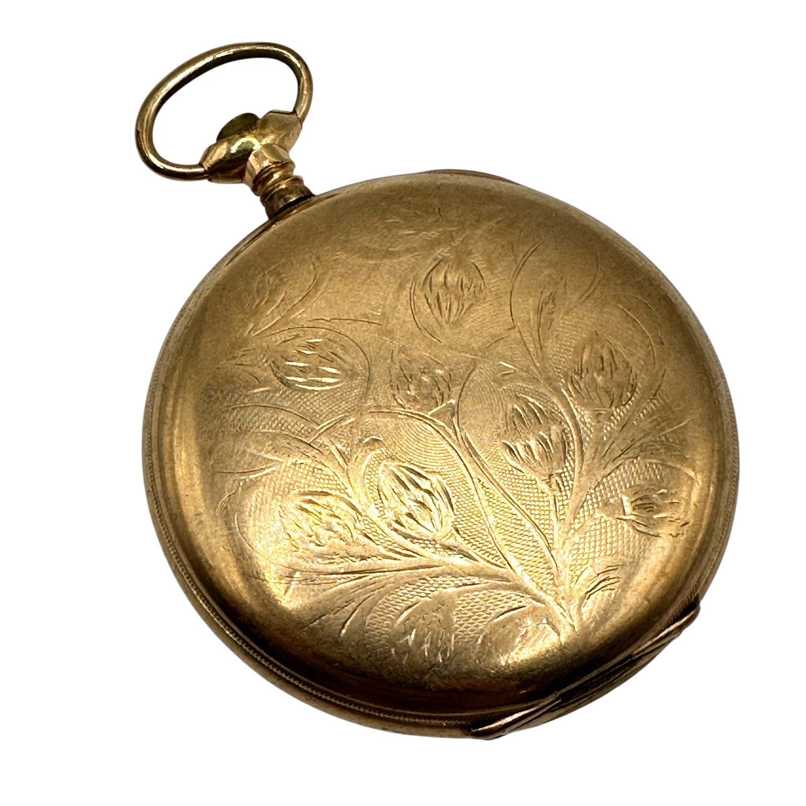 Vintage Elgin Gold Plated Pocket Watch (1 of 9)