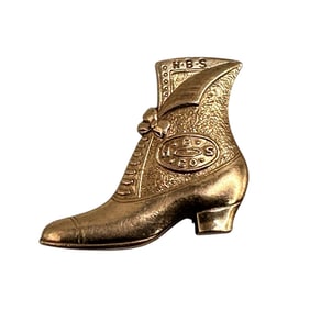 Antique Hamilton Brown Shoe Company Advertising Pin