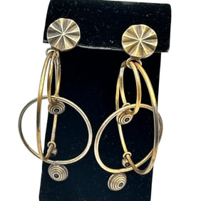 Vintage Patricia Locke Hoop Earrings