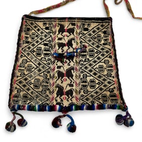 Vintage Andean Traditional Textile Bag