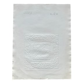 Ralph Moffatt Arnold Monochromatic Relief Print