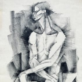 George Suyeoka Cubist Lithograph
