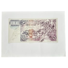 Oldrich Kulhanek "1000 Pounds" from the Funny Money Series