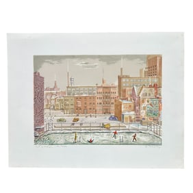 Rowena Fry  "East of Michigan in the Thirties" Signed and Numbered Print