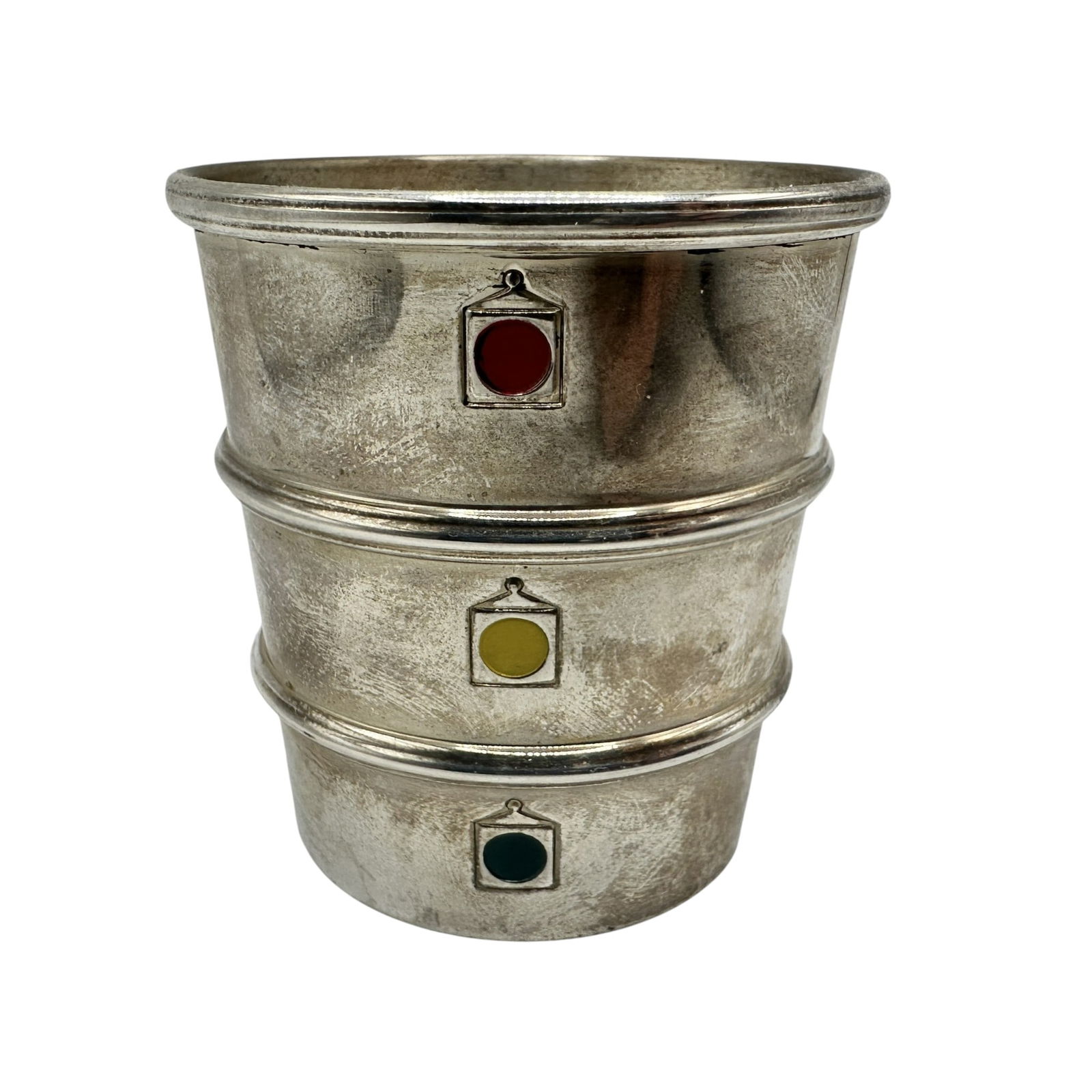 Vintage Gorham Art Deco Stoplight Sterling Silver Shot Glass (1 of 4)