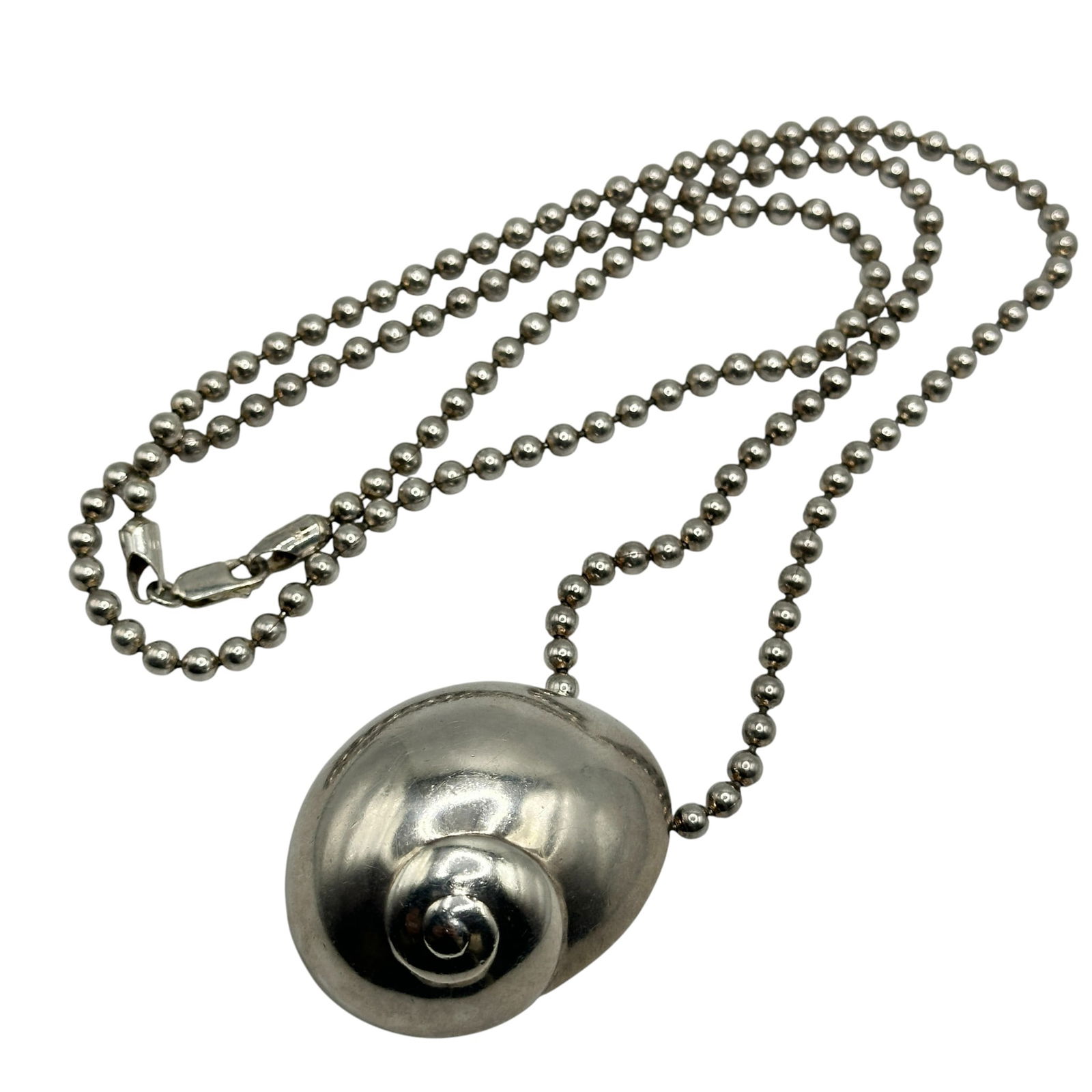 Mignon Faget Vintage Sterling Silver Shell Necklace (1 of 9)