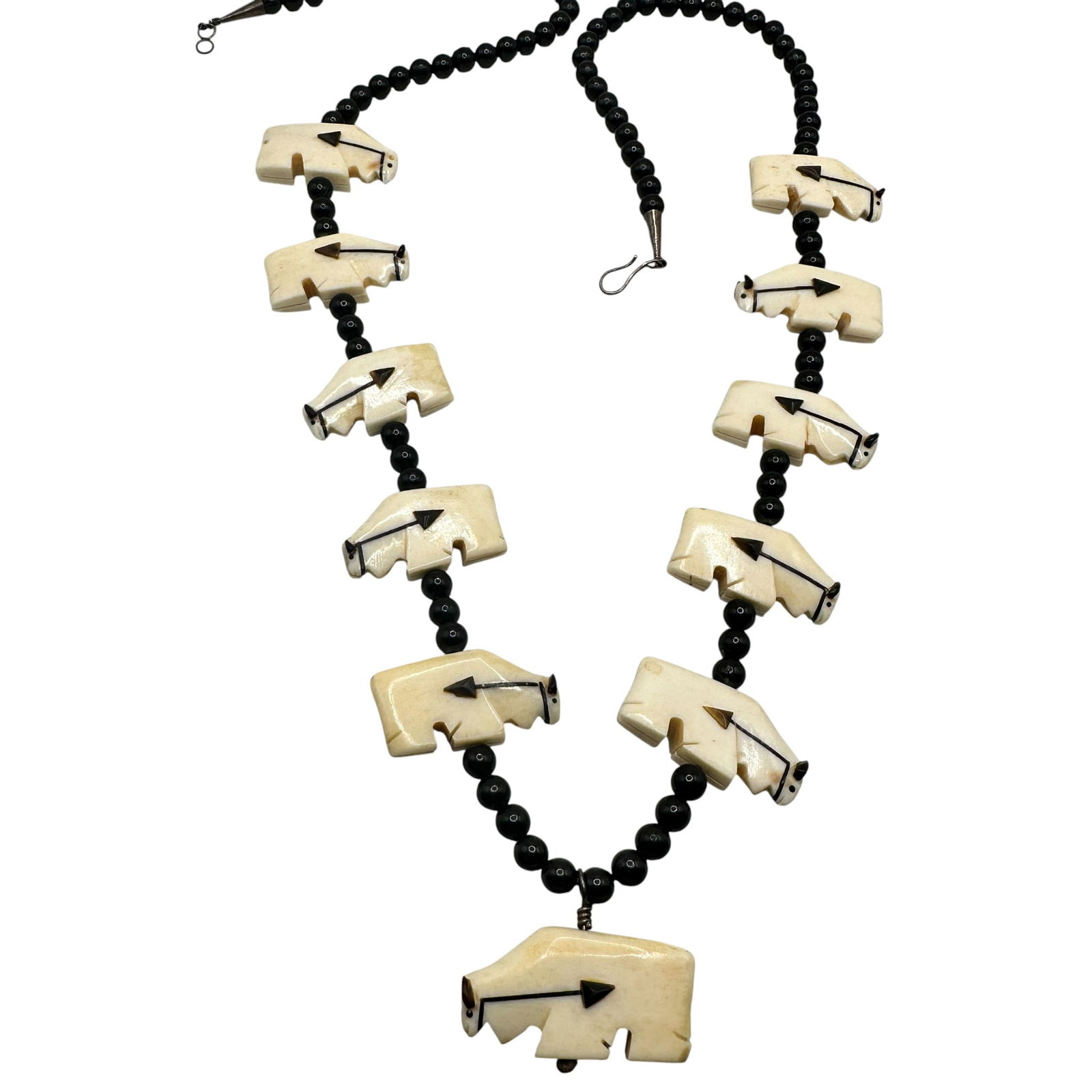 Native American Buffalo Necklace - 5