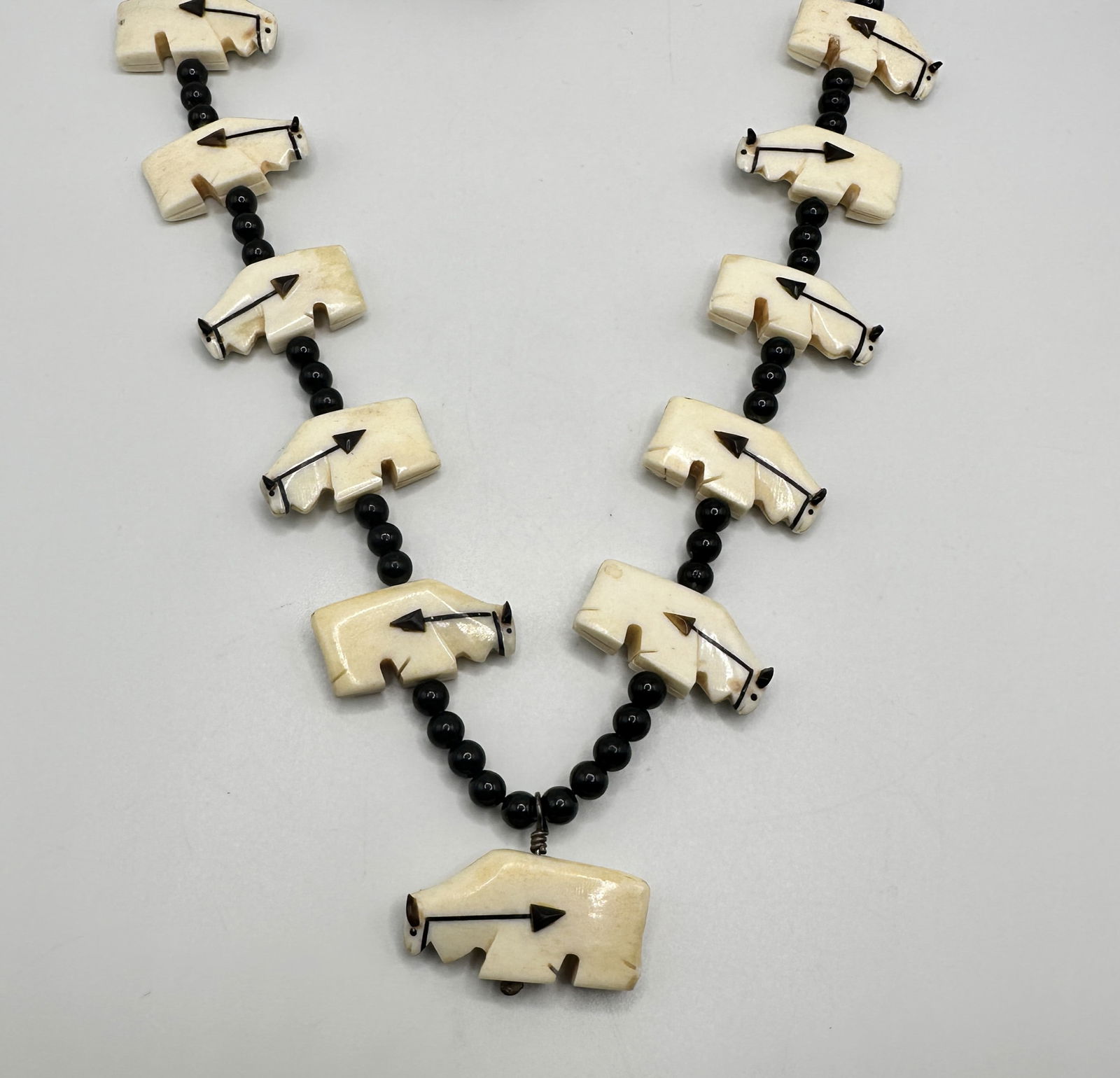 Native American Buffalo Necklace - 6