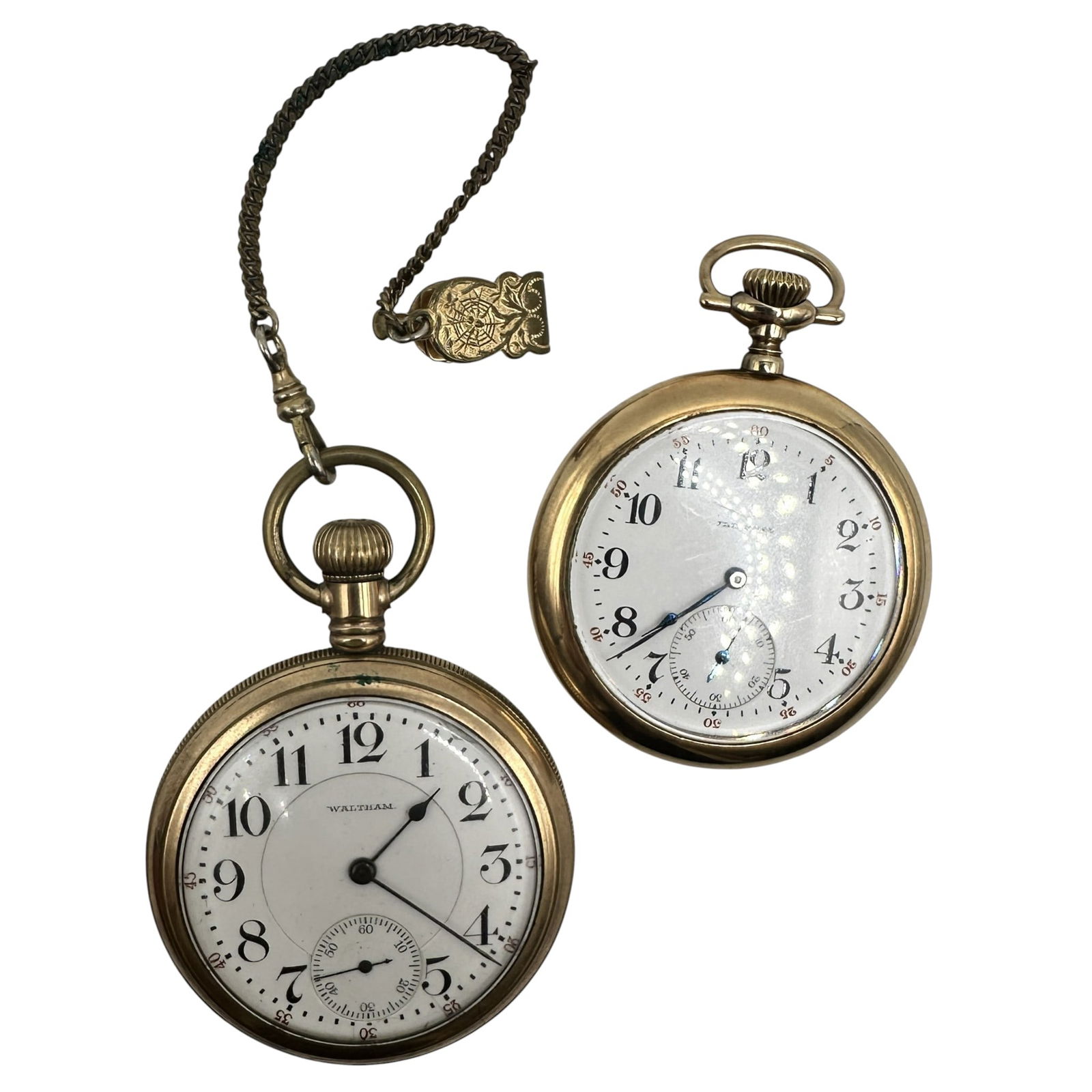 Waltham and Illinois Gold Plated Pocket Watches - Working (1 of 15)