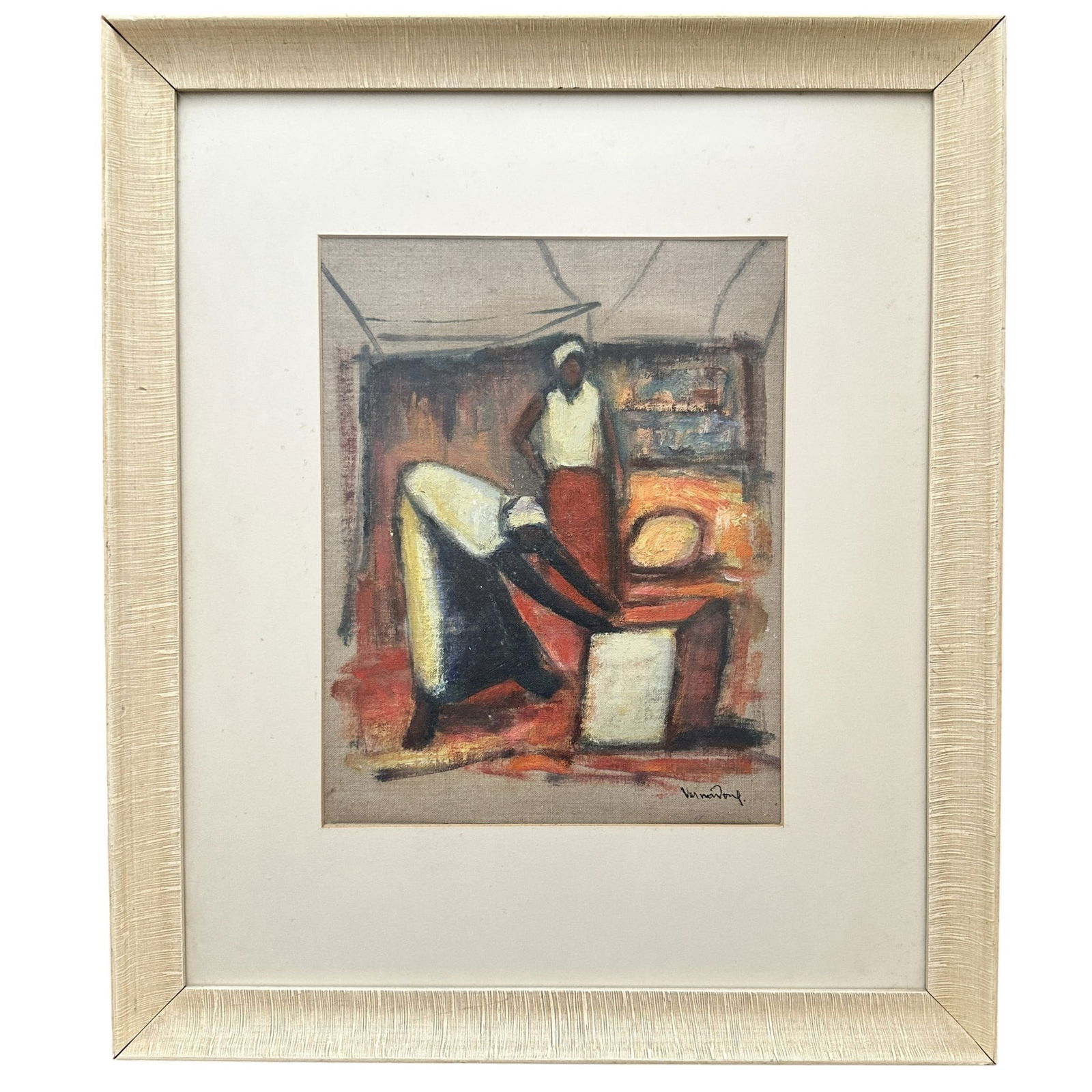 Vernon Tong Jamaican Artist Original Painting (1 of 5)