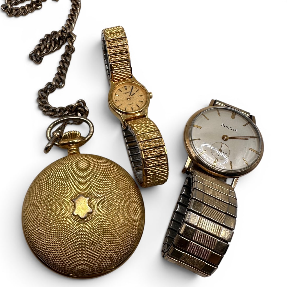 Lot of Vintage Watches - Bulova, LeJour, Pulsar (1 of 12)