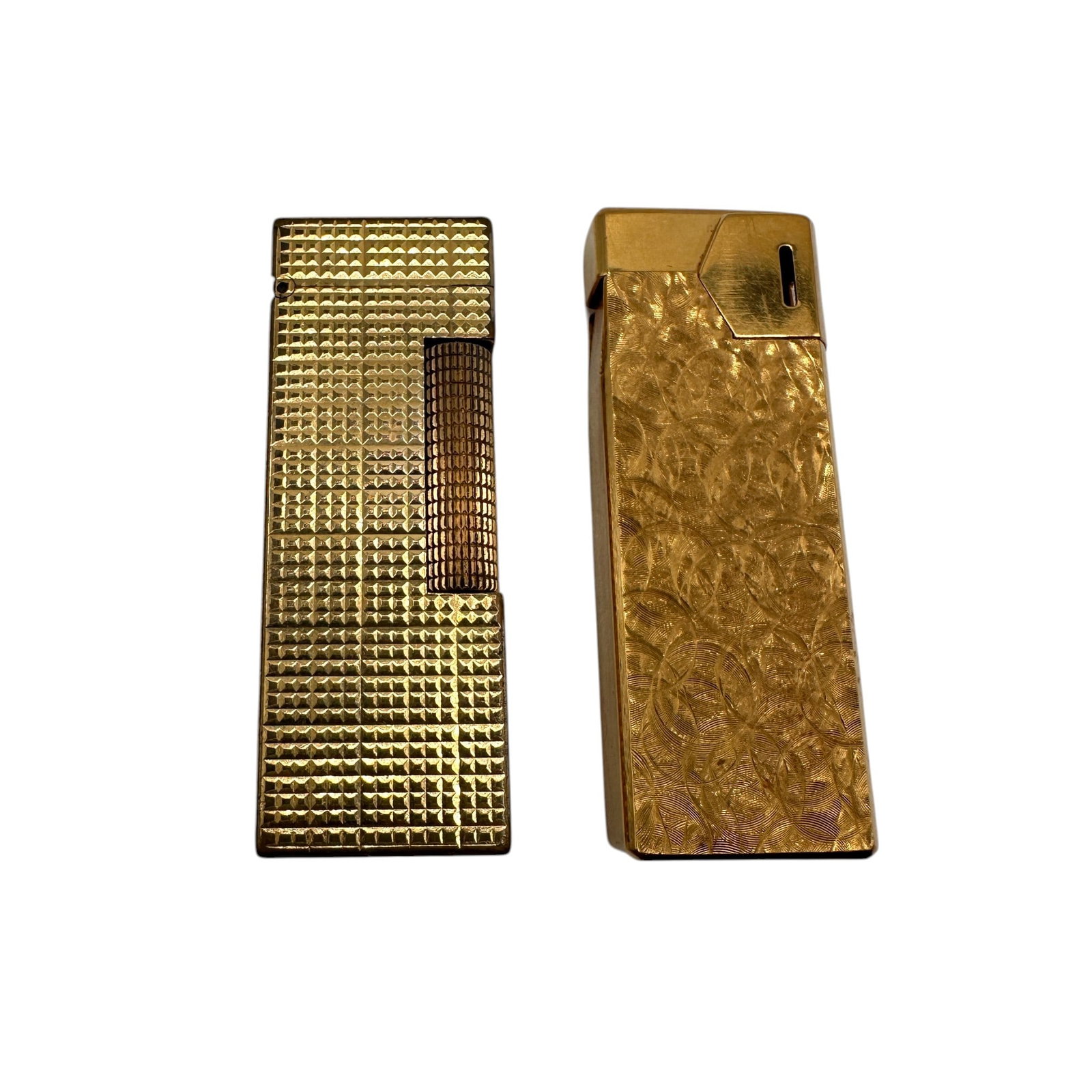 Gold Plated Dunhill Rollagas Lighter with Maruman Lighter (1 of 11)