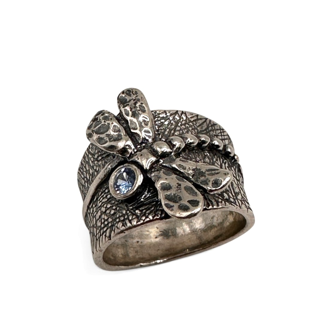 Sterling Silver Dragonfly Ring Didae Israel Size 7 1/4: Refer to photos for additional condition information as they are a part of the description. Please note lots may show signs of wear commensurate with age and use, and the lack of a statement regarding