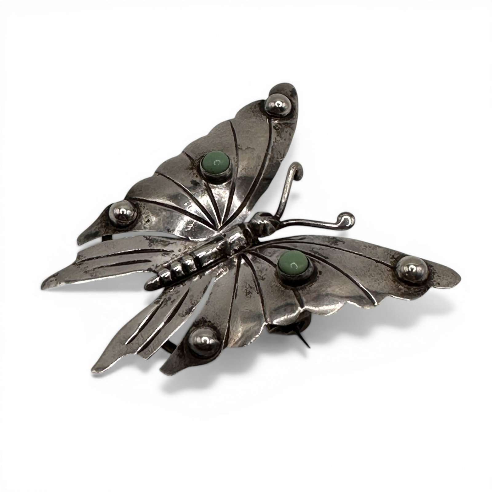 Vintage Sterling Silver Butterfly Brooch or Pendant: Refer to photos for additional condition information as they are a part of the description. Please note lots may show signs of wear commensurate with age and use, and the lack of a statement regarding