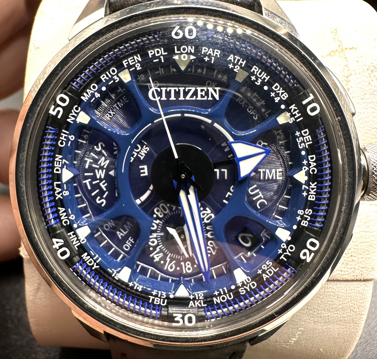 Citizen Satellite Wave GPS Wristwatch (1 of 12)