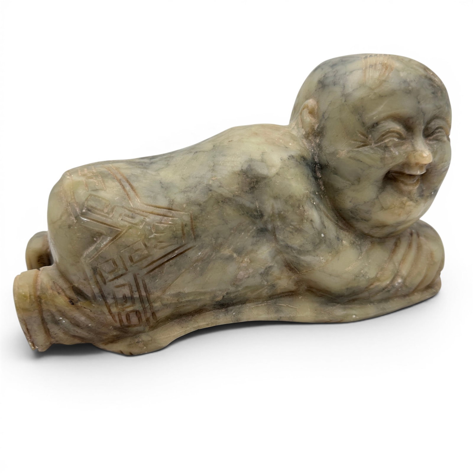 Vintage Chinese Hardstone Carved Baby Pillow (1 of 10)
