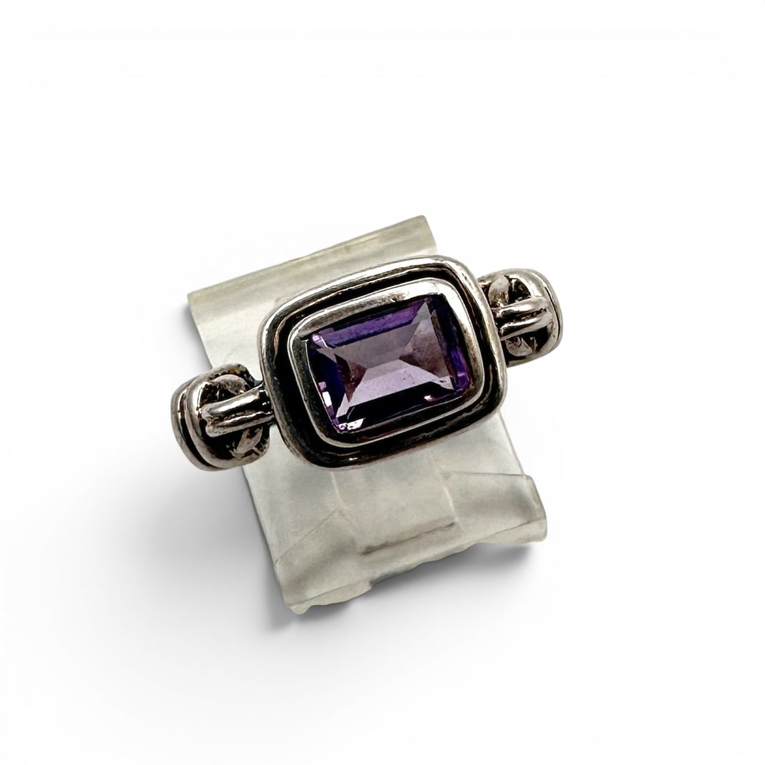 Silpada Sterling Silver and Amethyst Ring - 5