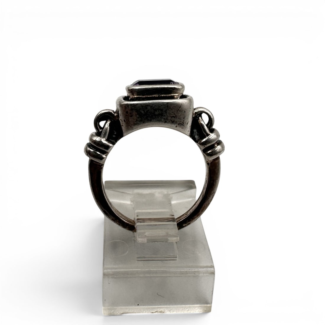 Silpada Sterling Silver and Amethyst Ring - 6