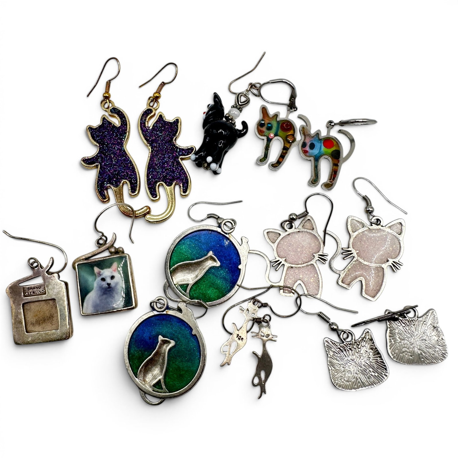 Cat Lovers Earring Assortment - 7