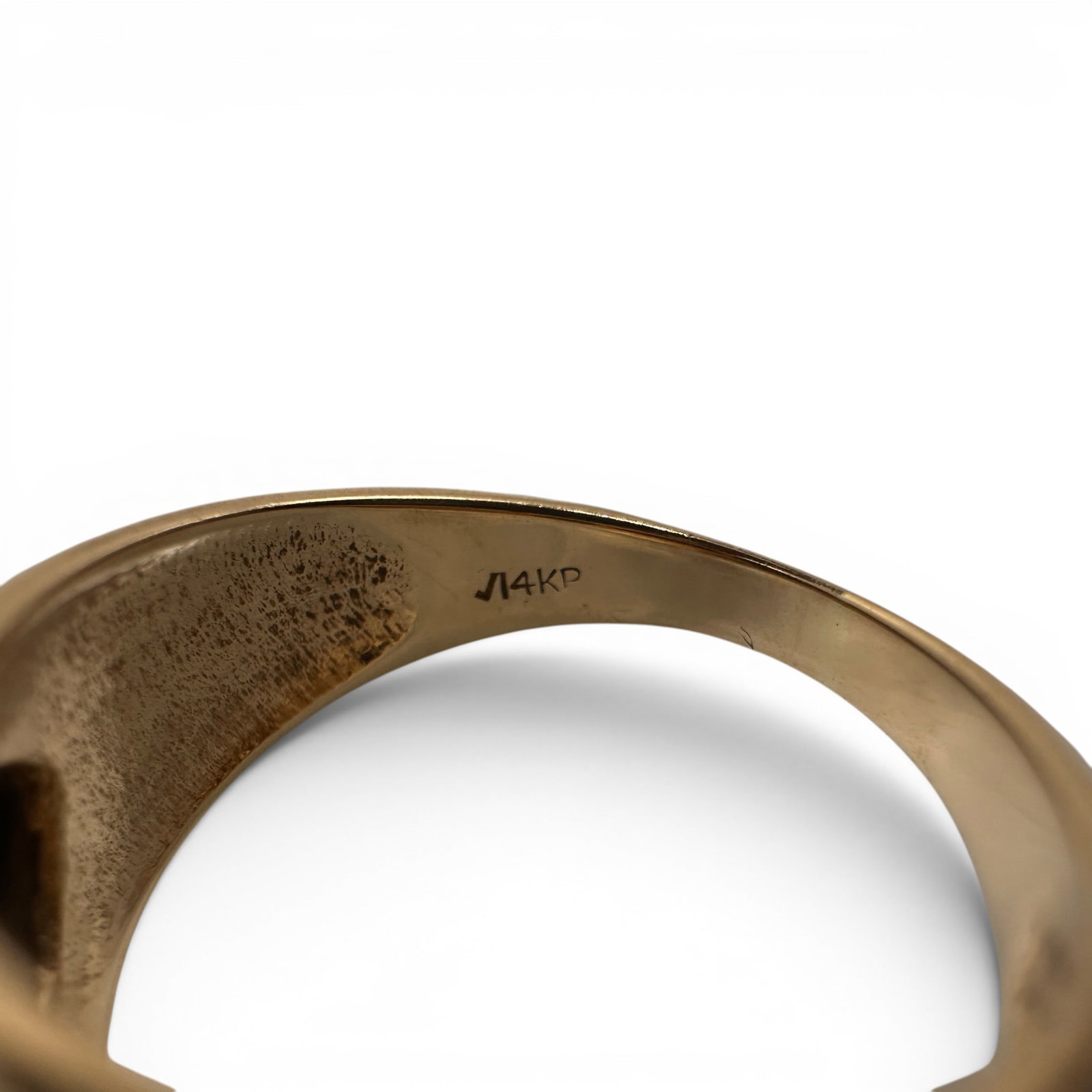 14K Gold Ruby and Onyx Ring - 4