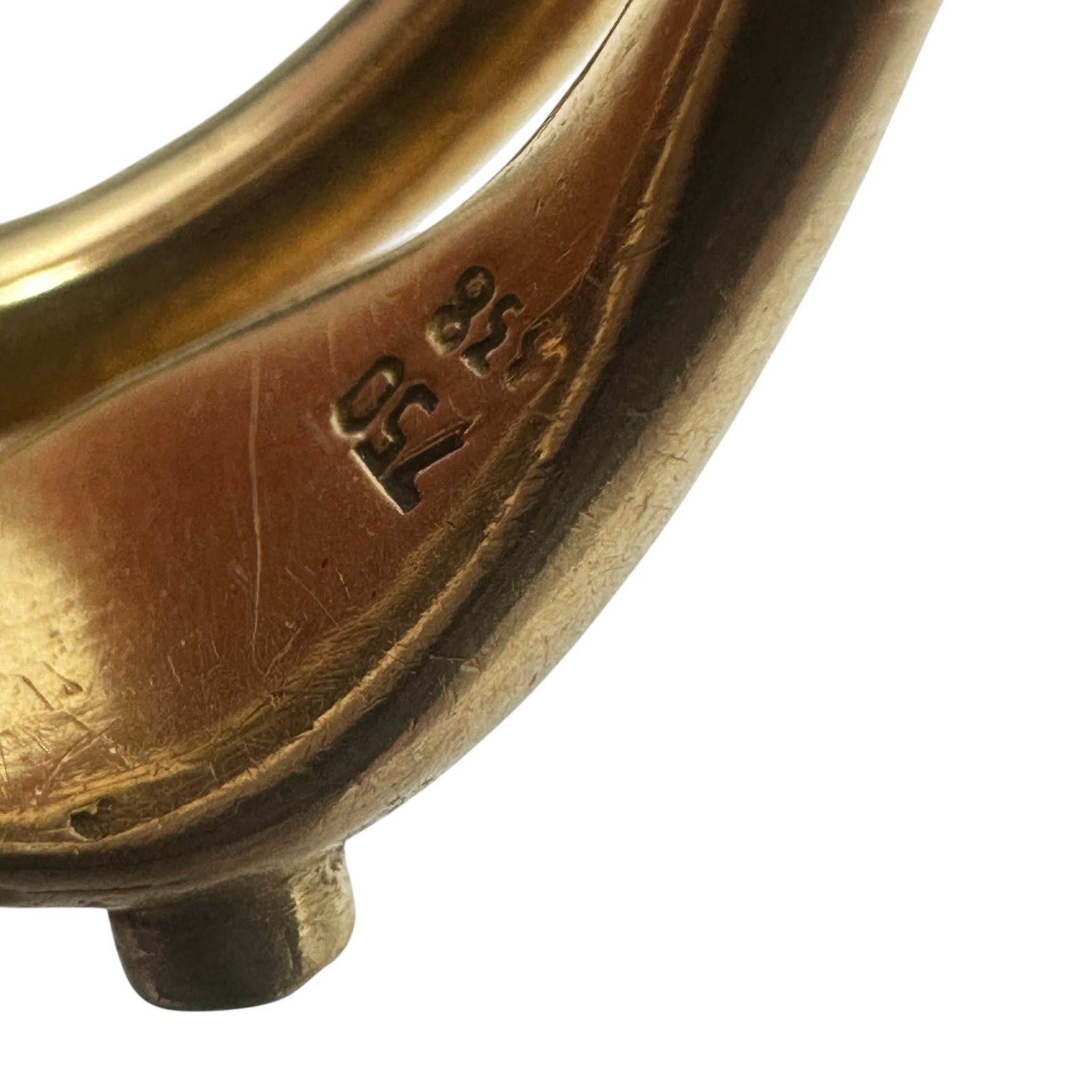 18K Gold and Ruby Two Headed Serpent Ring - 5