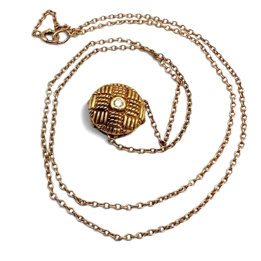 14K Gold and Diamond Pendant Necklace (1 of 8)