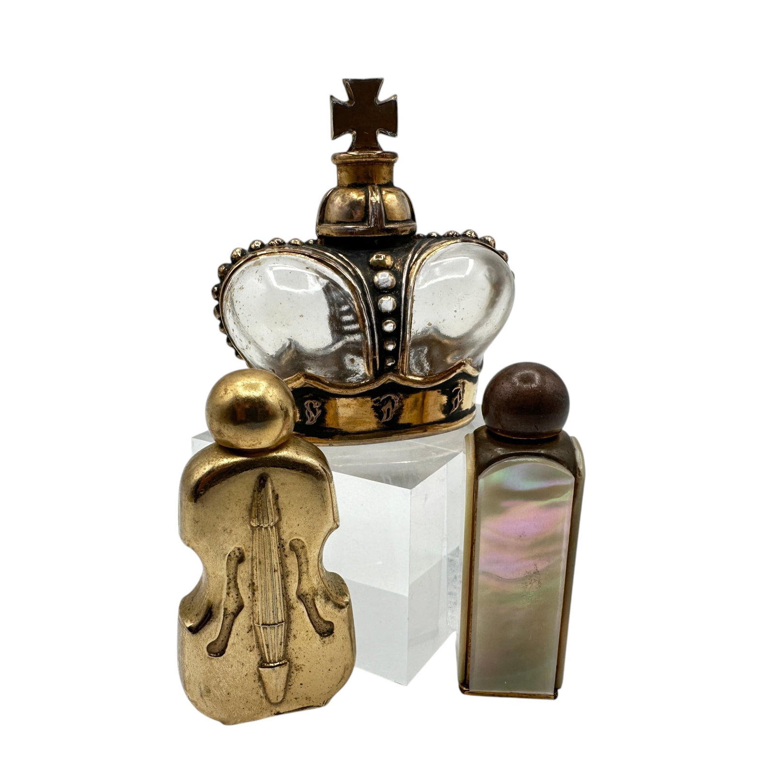 Collection of Perfume Bottles Including Ave Maria and Dana (1 of 7)