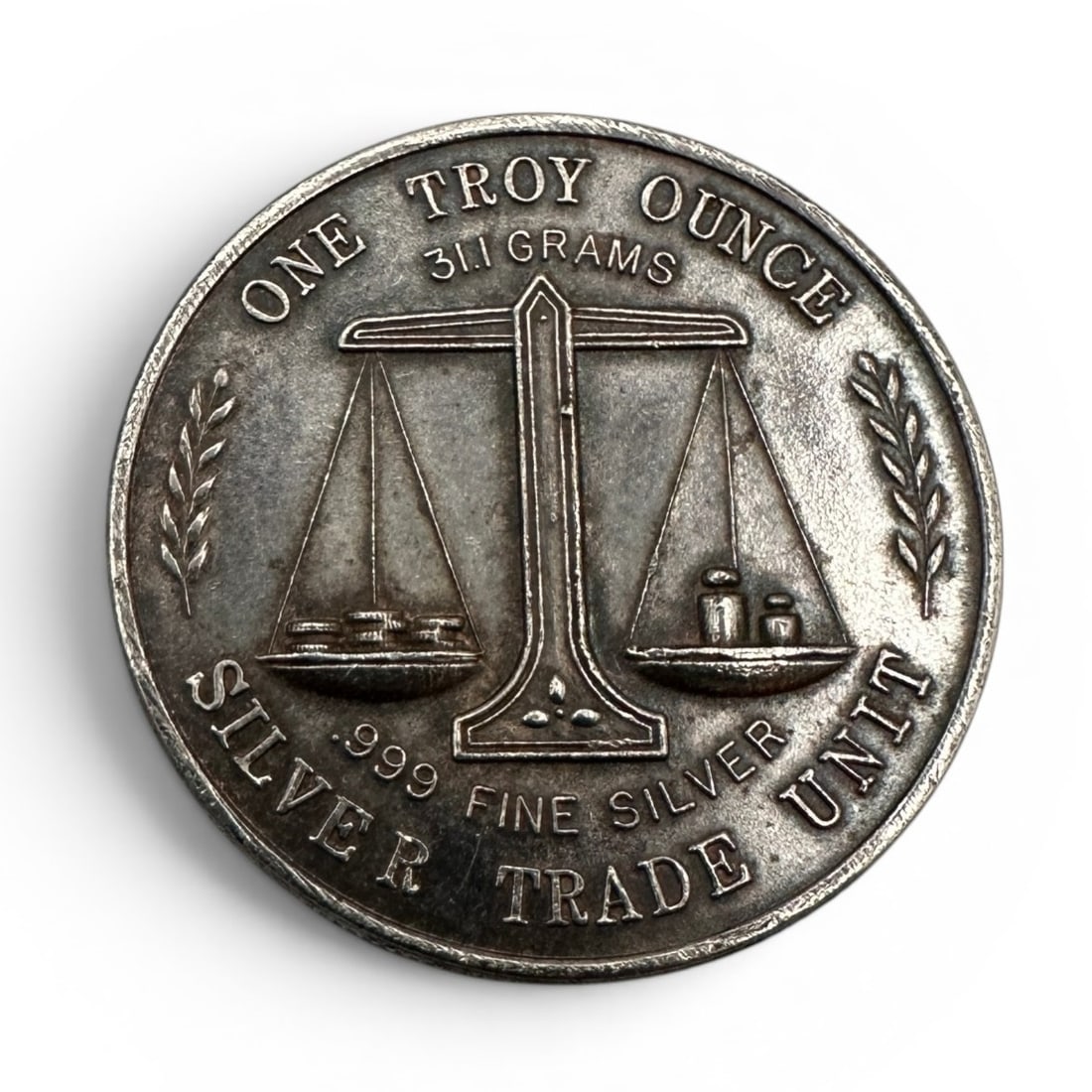 One Troy Ounce .999 Fine Silver Coin - Silver Trade Unit (1 of 3)