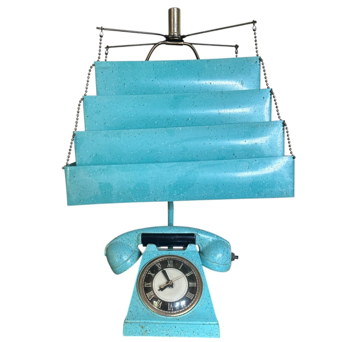 Vintage Trea Boye New York, Clock, Cigarette Lighter Lamp - Works (1 of 13)
