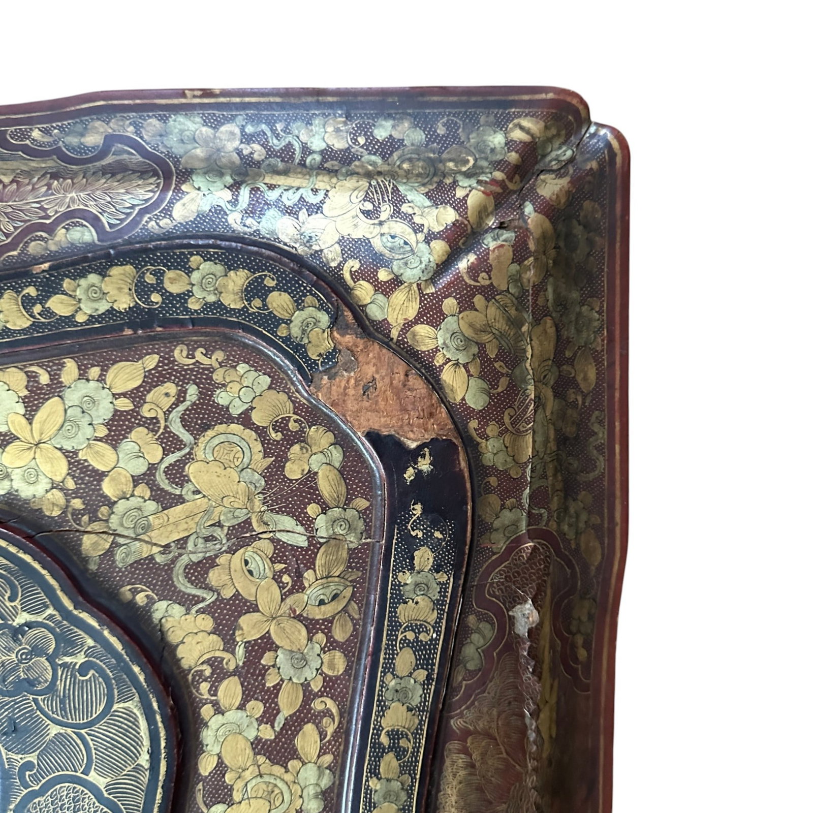 Antique Chinese Export Lacquer Document Box - 2