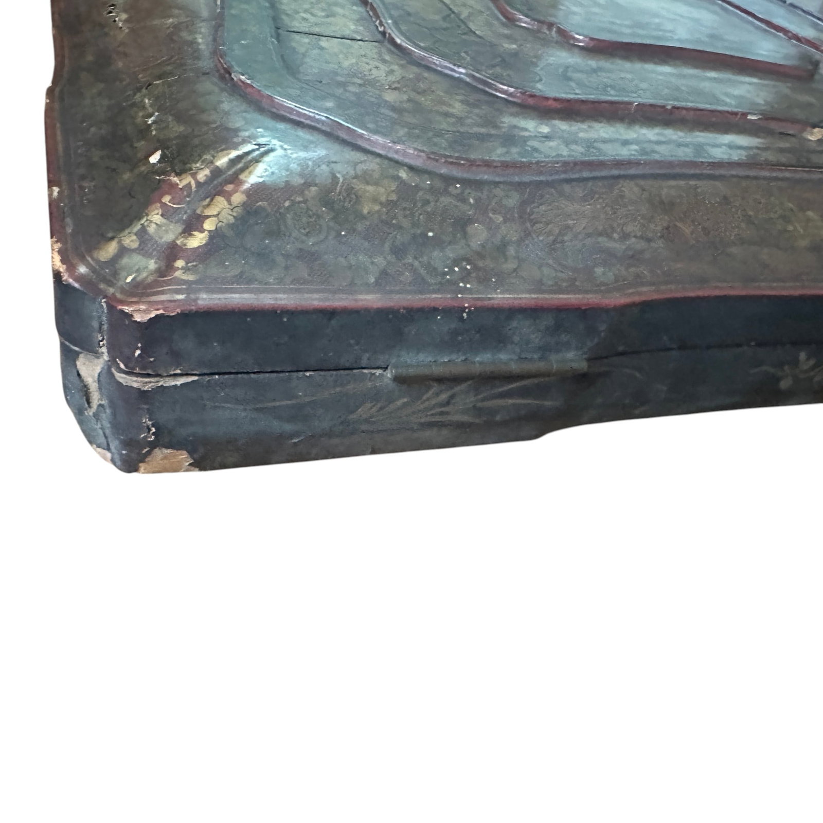 Antique Chinese Export Lacquer Document Box - 7