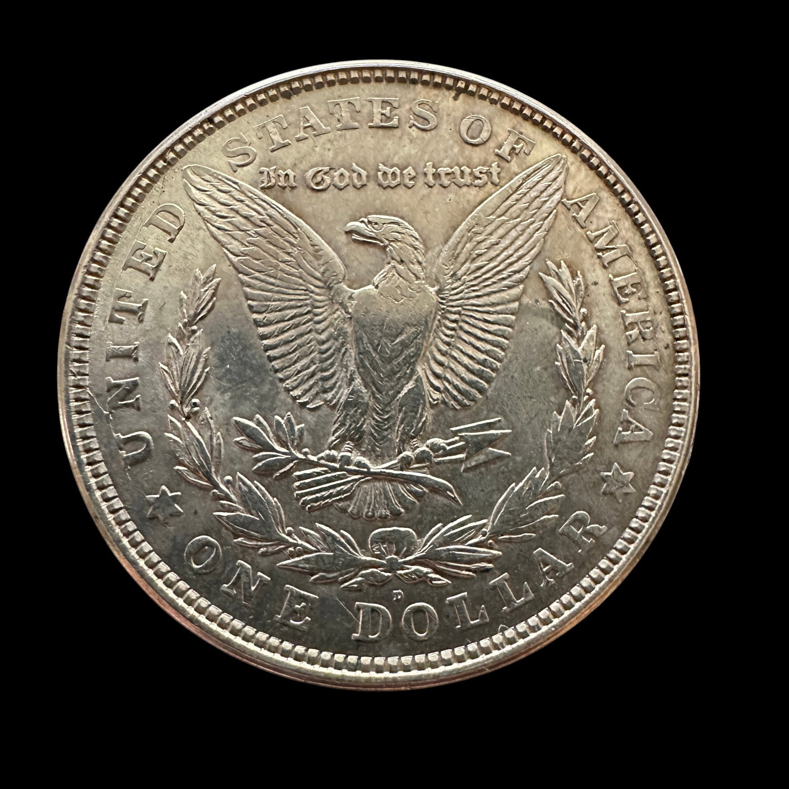 1921 D Morgan Silver Dollar - 3