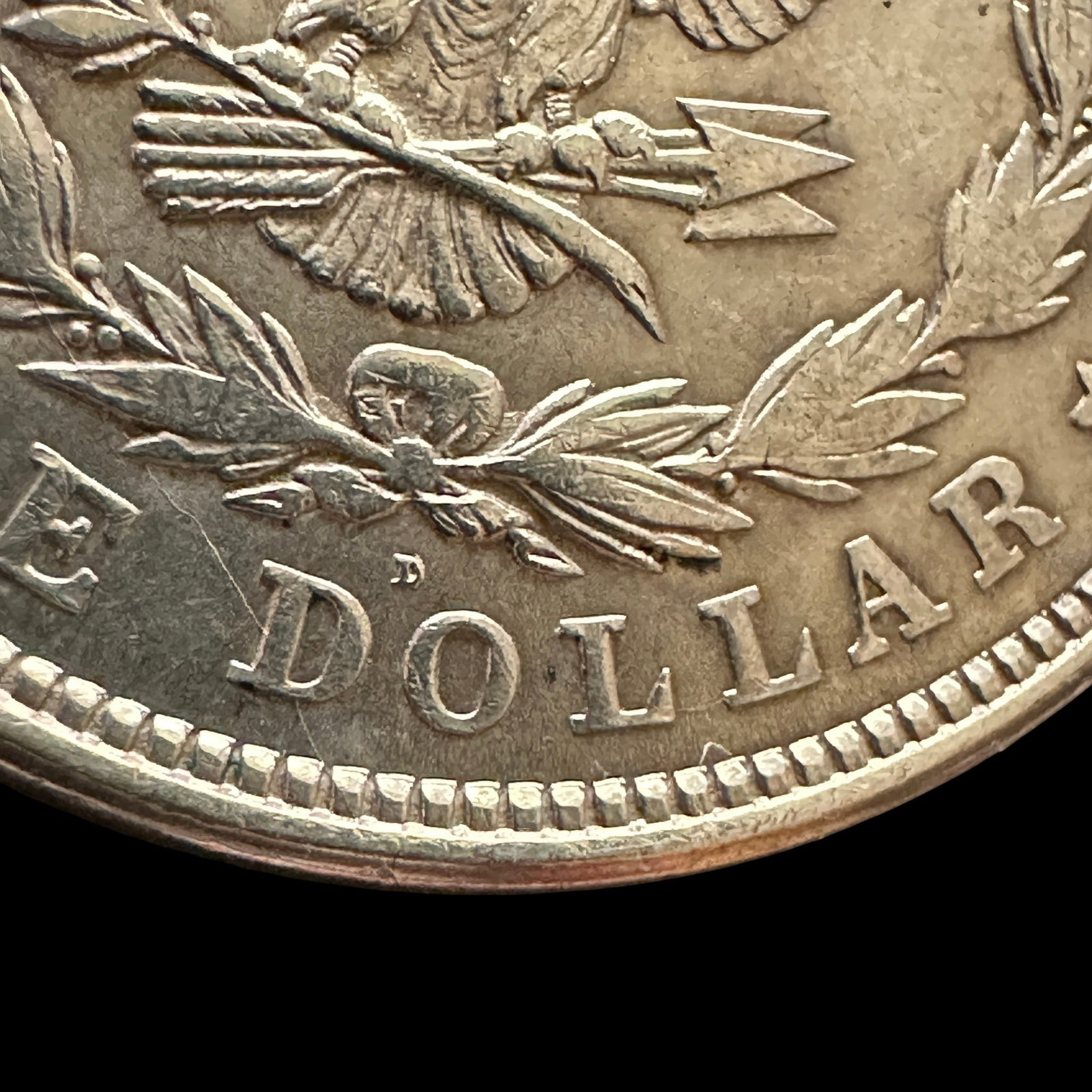 1921 D Morgan Silver Dollar - 5