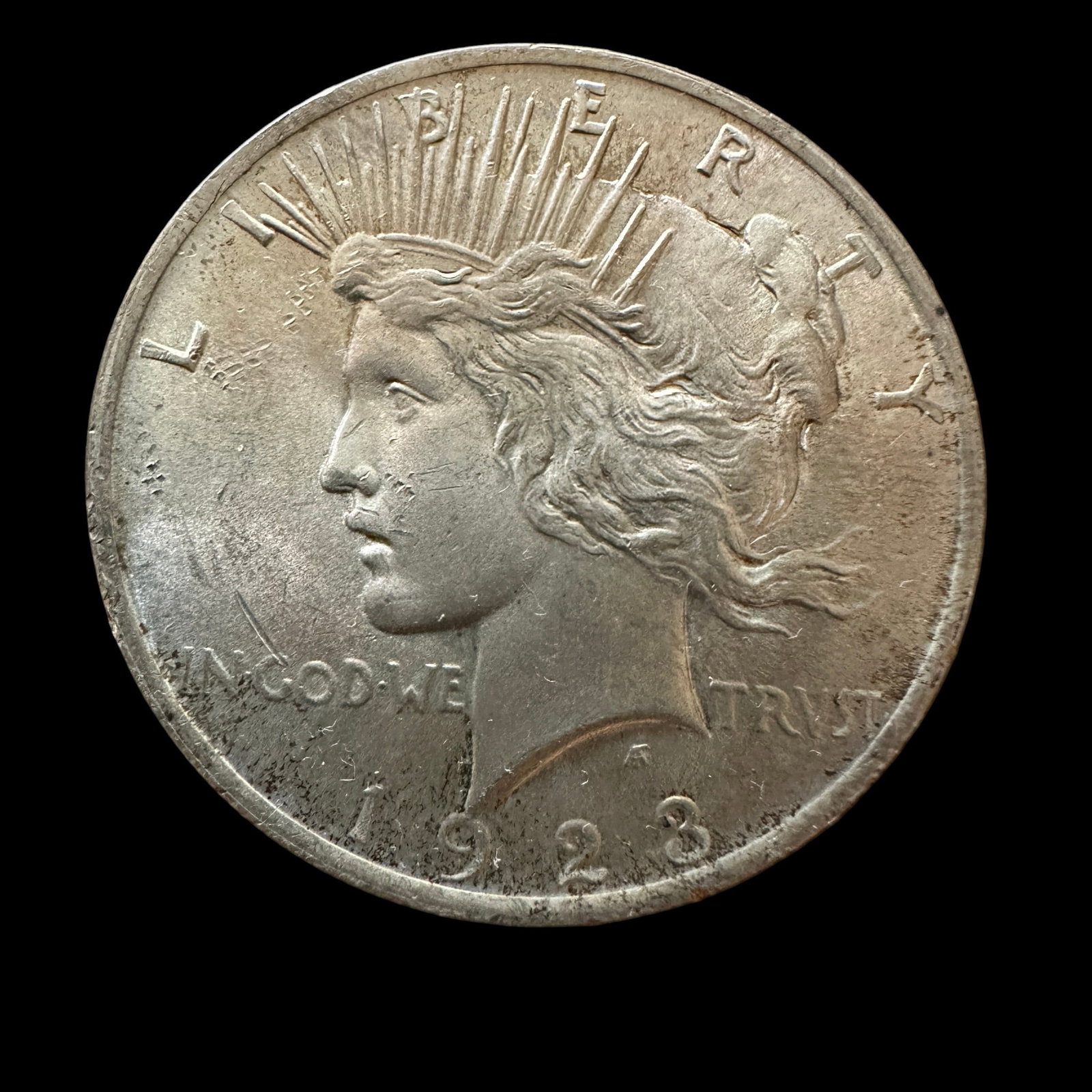 Two 1923 Peace Silver Dollars - 2