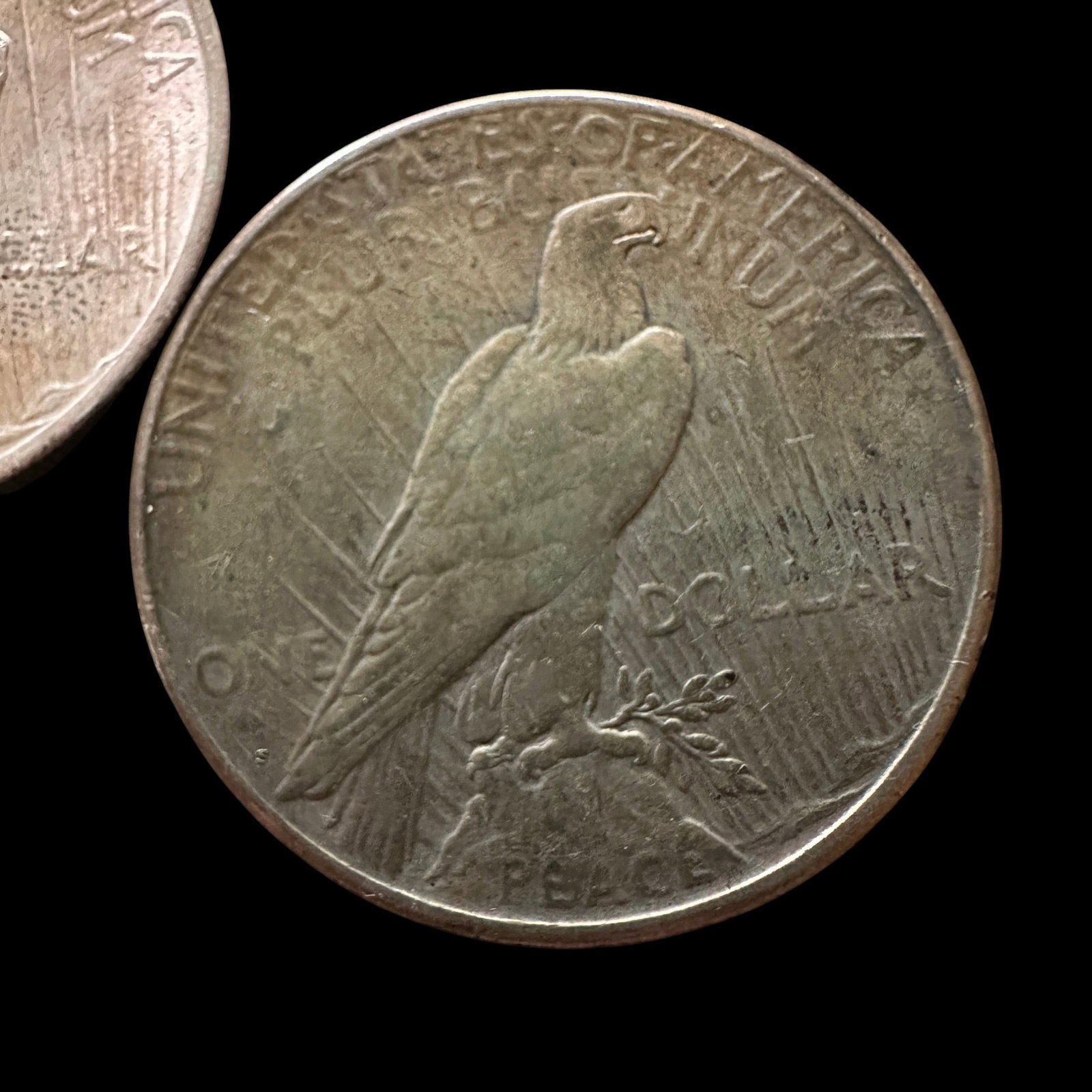 Two 1923 Peace Silver Dollars - 6