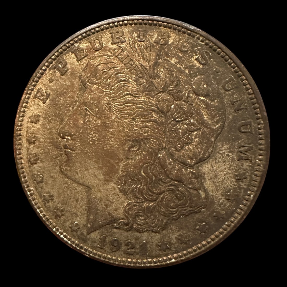1921 D Morgan Silver Dollar - 4