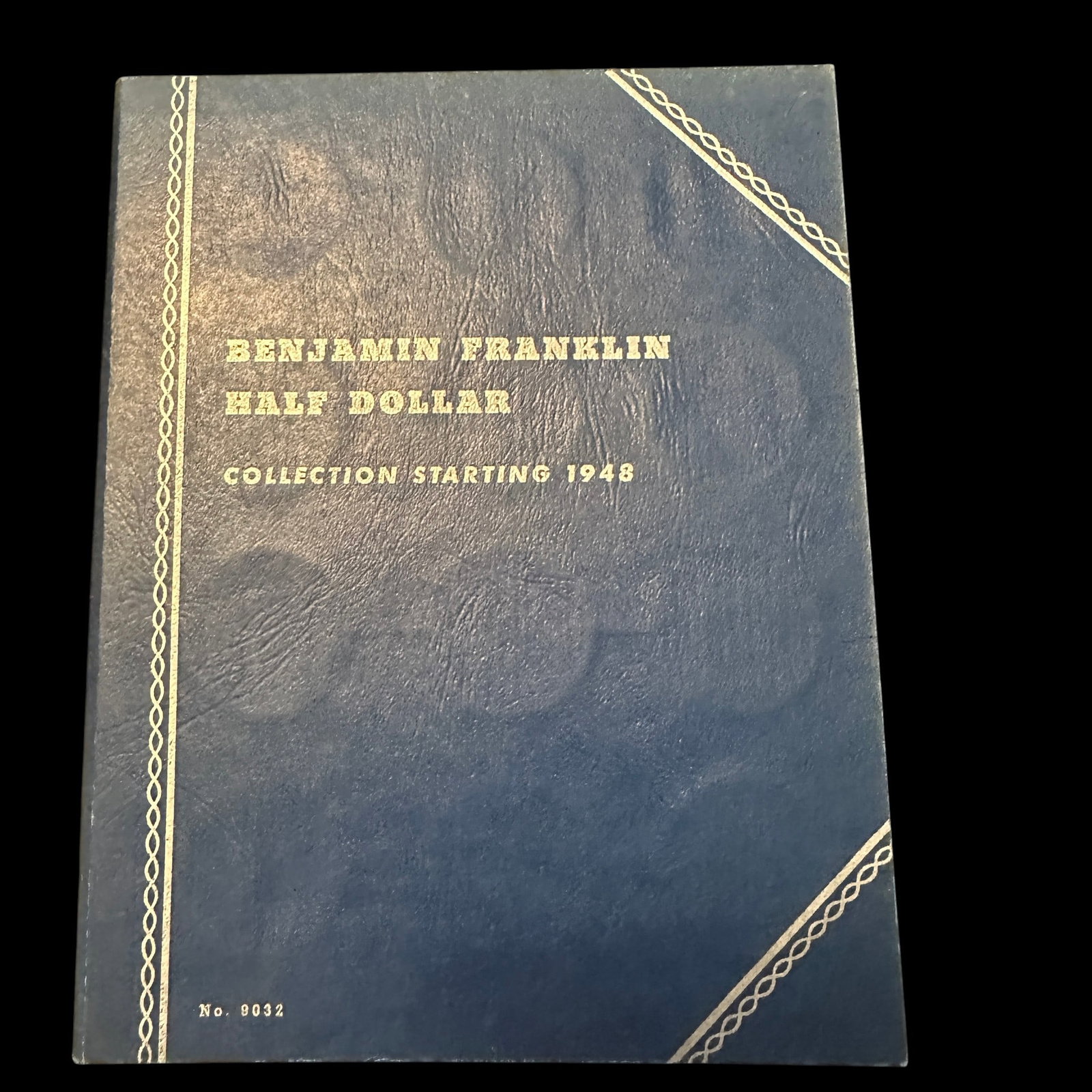 Partial Book with 13 Franklin Half Dollars (1 of 3)